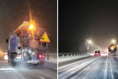 Перевернуті автобуси і майже нульова видимість: через негоду в Україні катастрофічно погіршилась ситуація на дорогах. Фото і відео