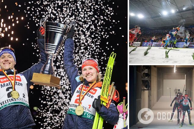 Впервые за 9 лет. Рождественская гонка по биатлону завершилась сенсацией. Видео