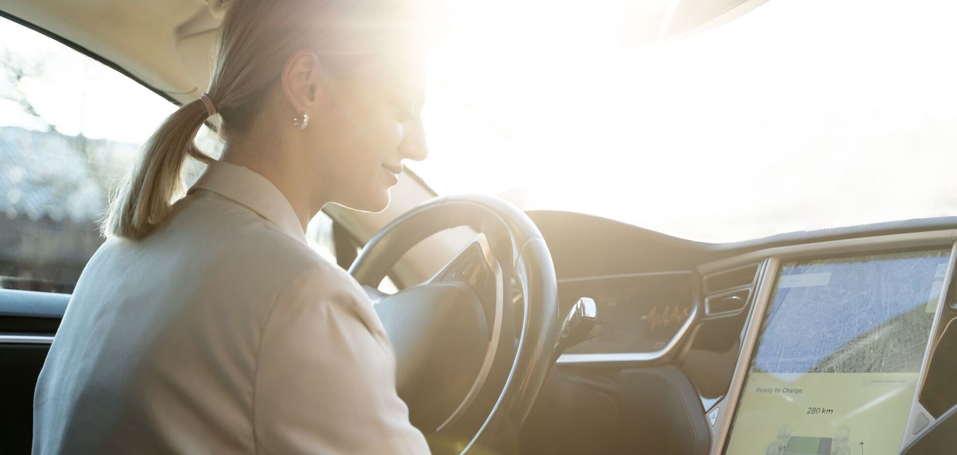 Иллюстрация - водитель, автомобиль