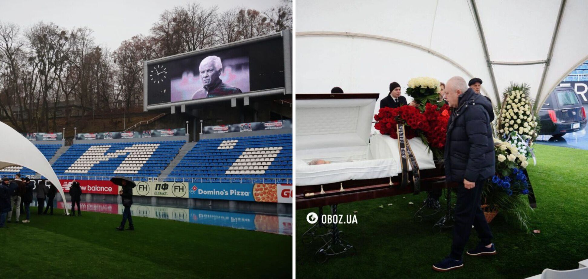 У Києві попрощалися з легендою 'Динамо' Володимиром Мунтяном. Фото та відео
