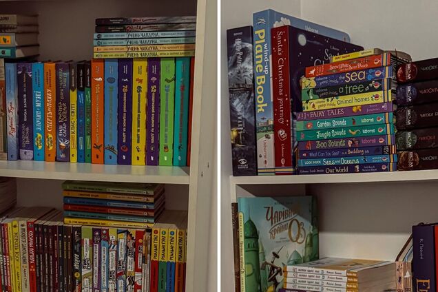 Українка показала бібліотеку 7-річного сина і вразила мережу: хлопчик самостійно читає з чотирьох років. Фото