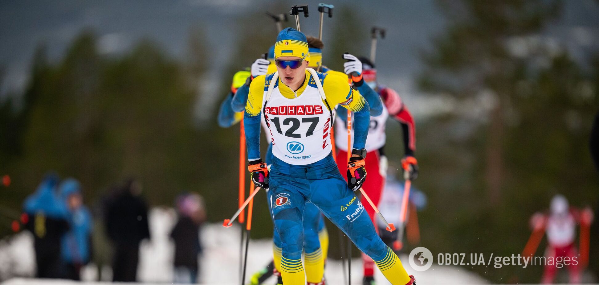 Біатлоніст збірної України йшов із нулями, але впав у сніг за метр до стрільби і зробив п'ять промахів в індивідуальній гонці Кубку світу. Відео