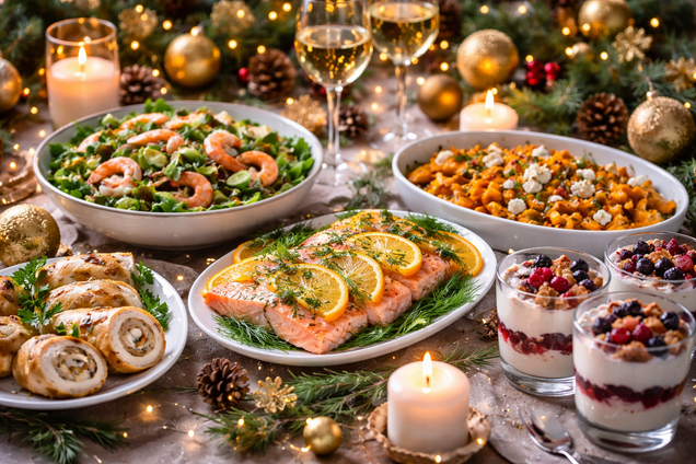 Легке меню на Новий рік 2026: страви, від яких не буде важкості