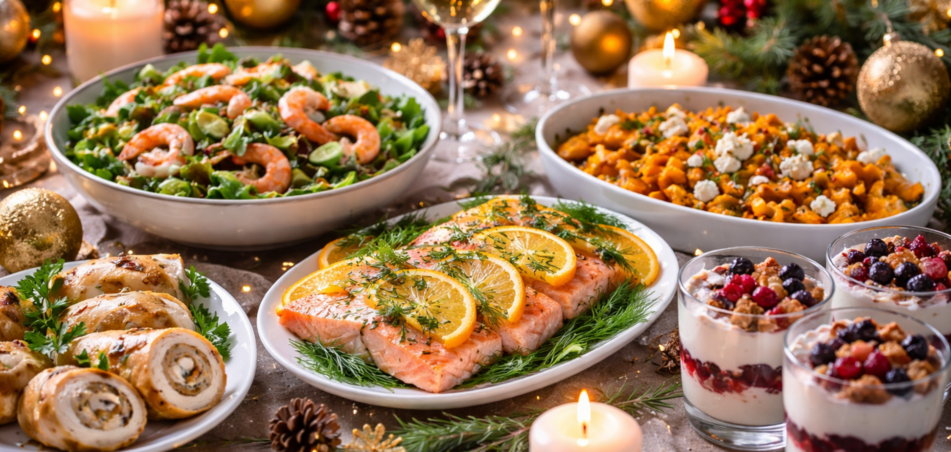 Легке меню на Новий рік 2026: страви, від яких не буде важкості