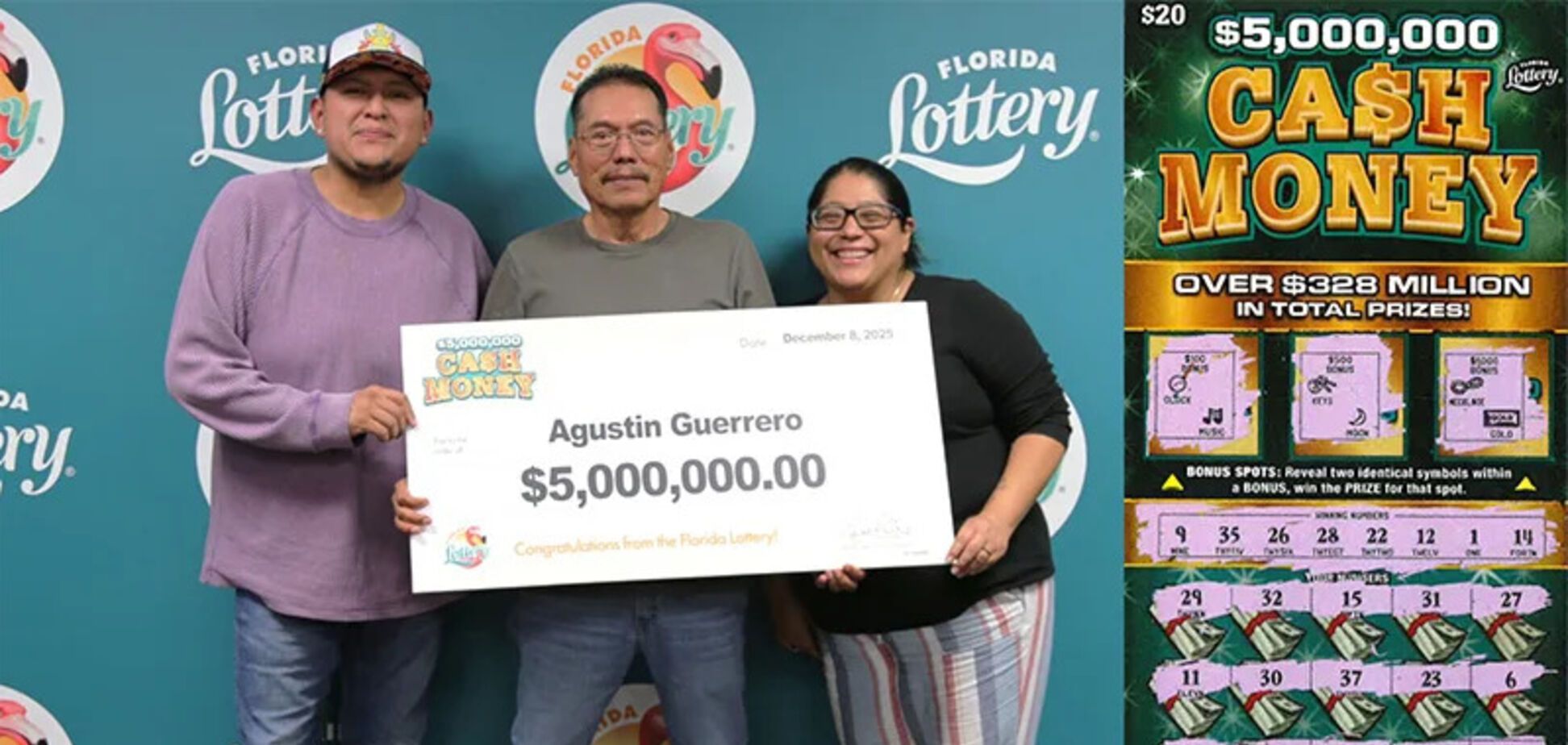 Агустін Гарсія Герреро та його виграш