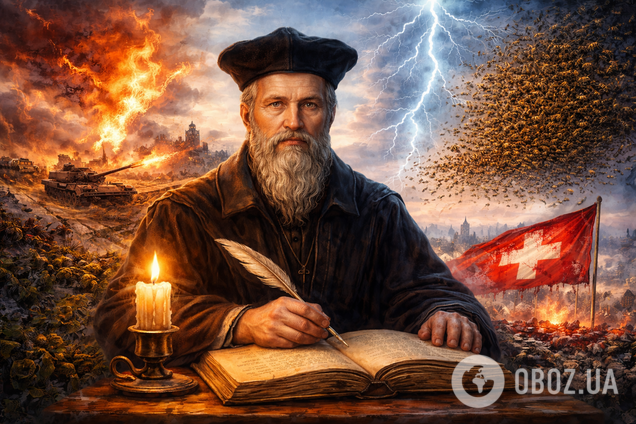 В сети озвучили ужасные предсказания Нострадамуса на 2026 год: война, смерть и 'рой пчел'