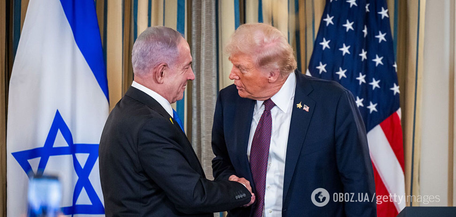 'Большое счастье для Израиля': Нетаньяху похвалил Трампа и пообещал премию