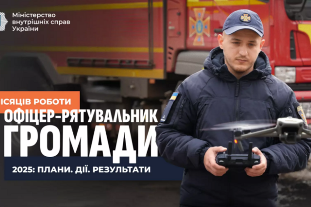 Клименко розповів про успіхи проєкту 'офіцер-рятувальник громади' в Україні