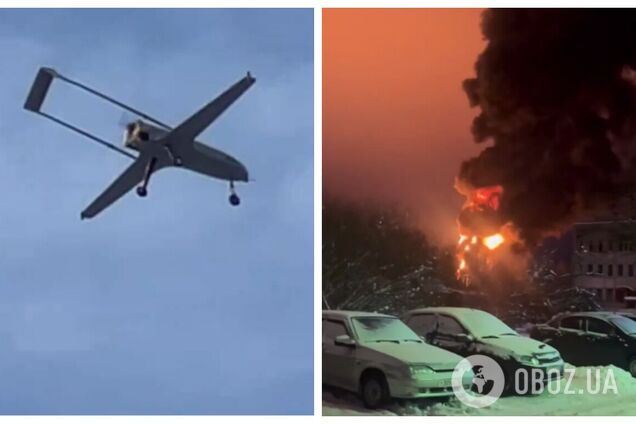 Піднявся чорний дим: у Ярославській області поскаржилися на атаку на нафтобазу. Відео