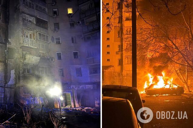 Росія вдарила по Одещині: загорілись склади, є влучання в будинки та постраждалі. Фото