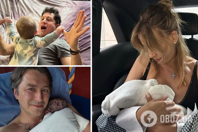 У Никитюк – первенец, а Вирастюк стал папой в пятый раз: к кому из украинских звезд в 2025 году пожаловал аист