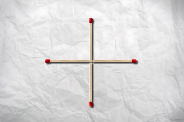 Куда надо передвинуть спичку, чтобы образовался квадрат: головоломка