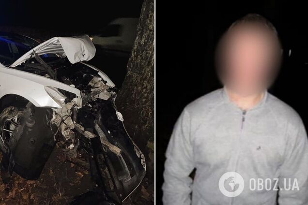 На Київщині п’яний молодик викрав Tesla свого роботодавця, а потім розбив його. Подробиці та фото