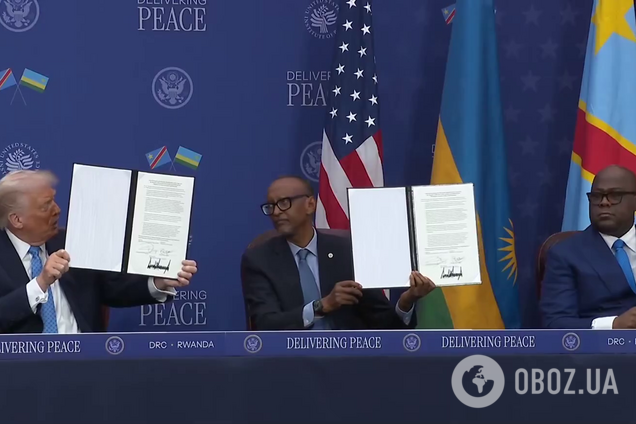 Трамп остановил еще одну войну? Руанда и ДР Конго подписали мирное соглашение при посредничестве США. Видео