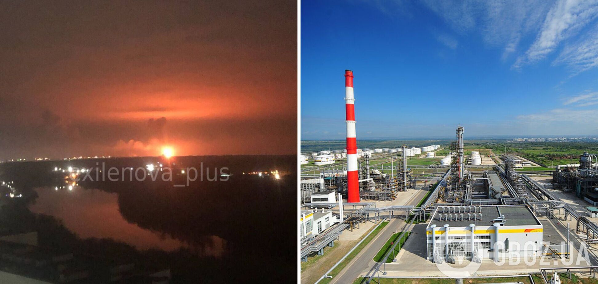 Дрони атакували НПЗ у Сизрані, сталась пожежа: заграву було видно здалеку. Фото і відео