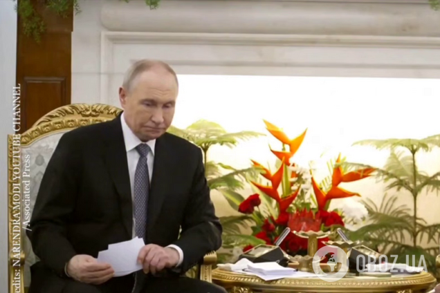 Путін дивно відреагував на слова Моді про мир: міміка 'викрила' диктатора. Відео