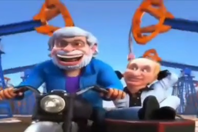 В Индии телеканал показал мультик с Путиным и Моди у нефтяных вышек: в кадре появился и Трамп. Видео