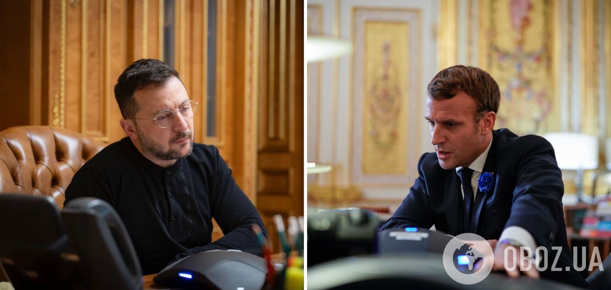 Зеленський і Макрон зідзвонилися з приводу останніх переговорів: деталі