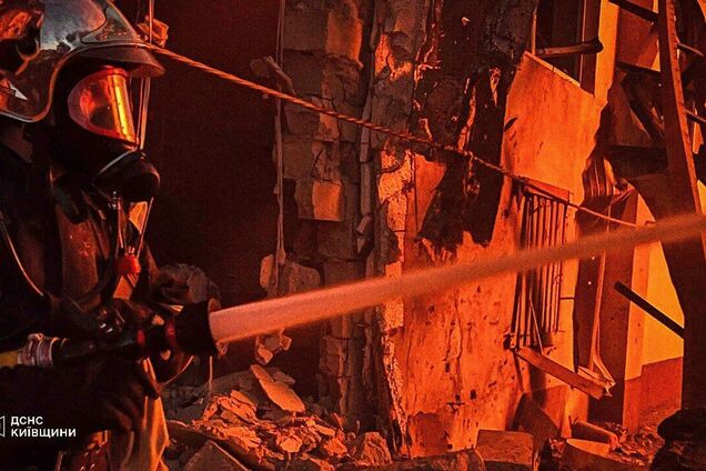 Россия атаковала Киевскую область дронами и ракетами: ранены три человека