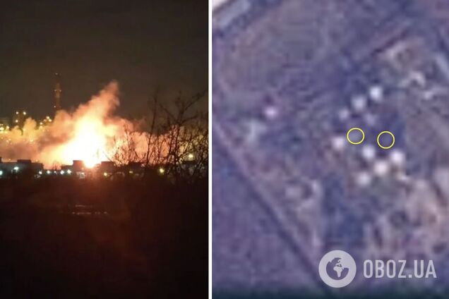 Мінімум 2 резервуари з паливом знищені: з’явилися супутникові фото наслідків ударів по нафтобазі в Орловській області
