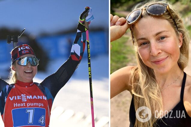 4-кратная чемпионка мира по биатлону вышла на гонку Кубка мира в прозрачном комбинезоне. Видео