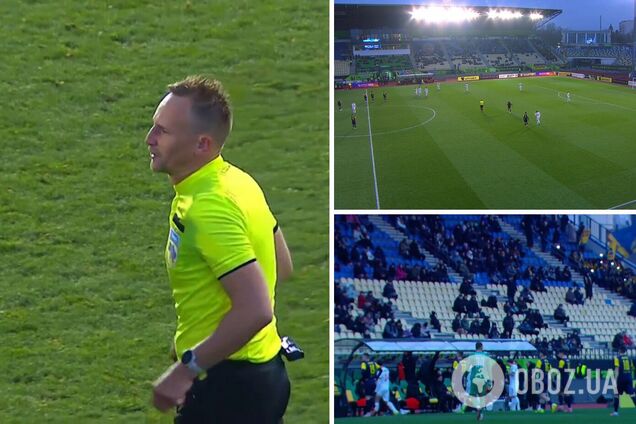 'Уся система згоріла'. Стрибок напруги зірвав матч УПЛ. Відео