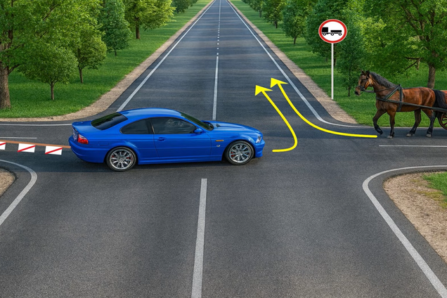Хто порушить вимоги заборонного знака? Непросте завдання з ПДР