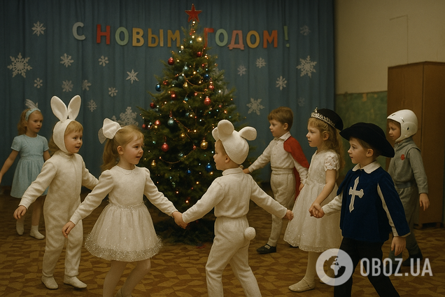 Почему в СССР на Новый год дети массово были снежинками и зайчиками: объяснение