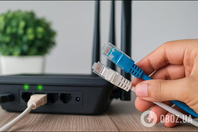 Чому деякі кабелі для інтернету блакитні? Є просте пояснення