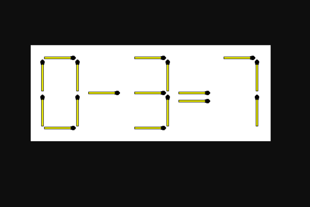 Додайте три сірники, щоб рівняння стало правильним: головоломка