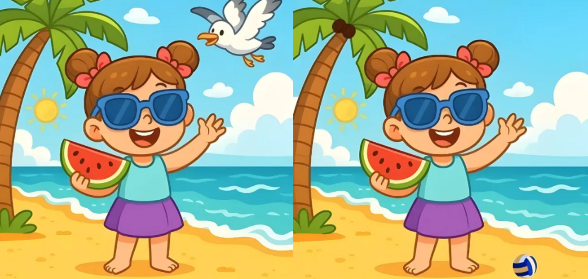 Знайдіть відмінності за 10 секунд: цікава головоломка