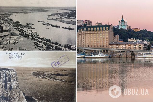 Украшение киевского ландшафта: как выглядела река Днепр в столице в 1890-1960-х годах. Редкие открытки