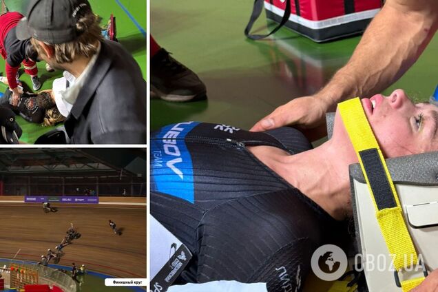 Российская велогонщица-чемпионка сломала позвоночник во время гонки. Видео