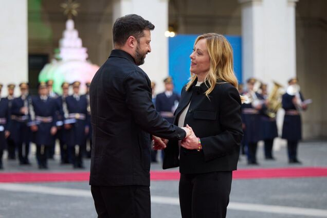 'Це має значення для України': Зеленський обговорив з Мелоні подальшу італійську підтримку. Фото