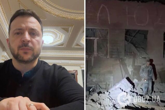 'Государство, лишенное цивилизованности': Зеленский отреагировал на удар армии РФ по интернату с гражданскими россиянами в Судже