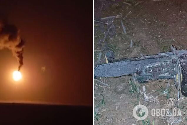 В Воздушных силах показали сбивание вражеских ударных БПЛА в ночь на 12 февраля. Видео