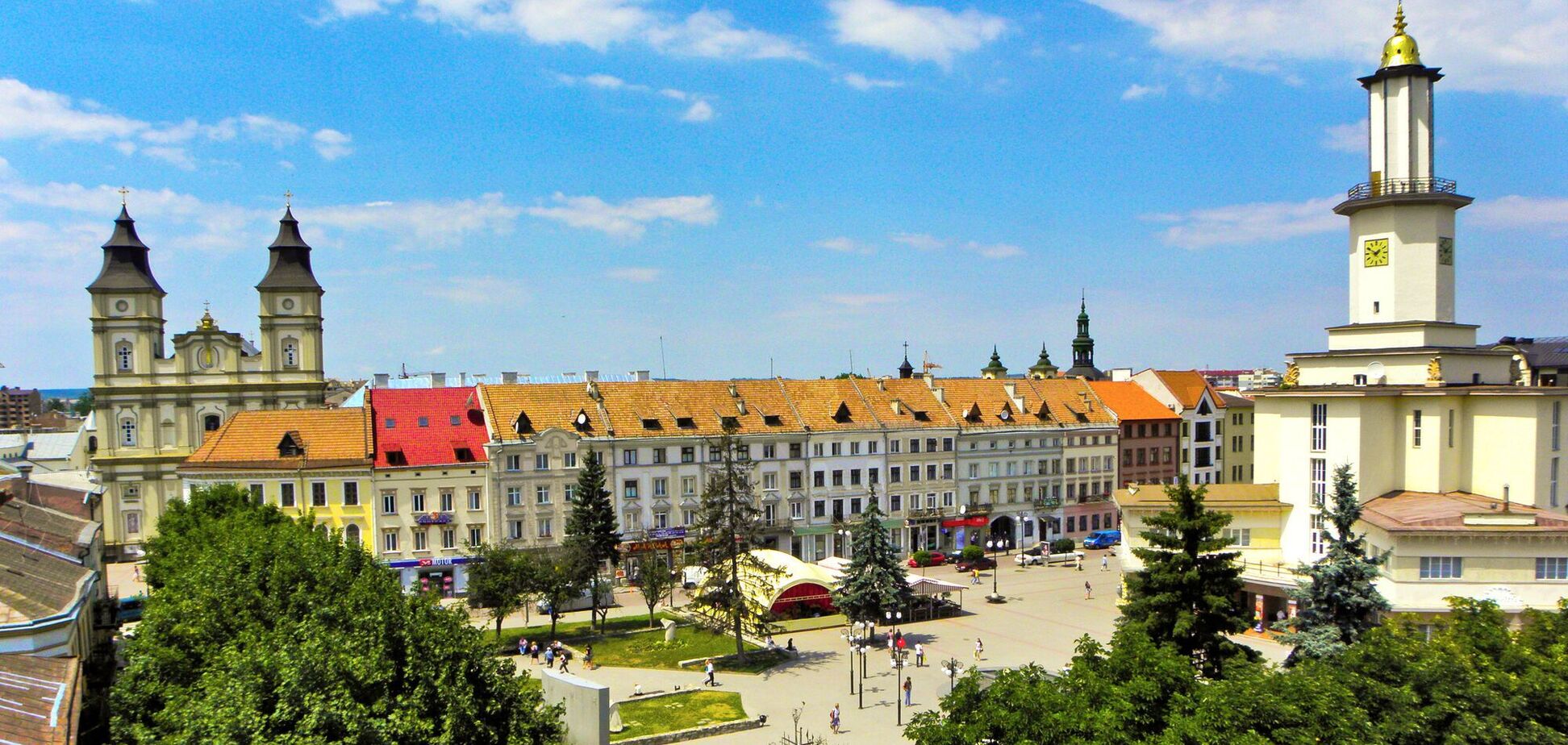 Каким был Ивано-Франковск 65 лет назад: фото с высоты
