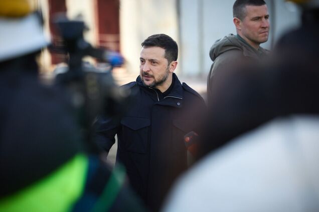 Володимир Зеленський під час візиту на ХАЕС