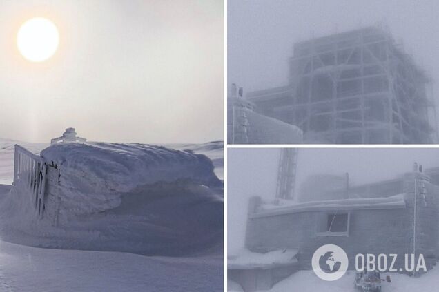 Зима у Карпатах - погода в Карпатах - Піп Іван