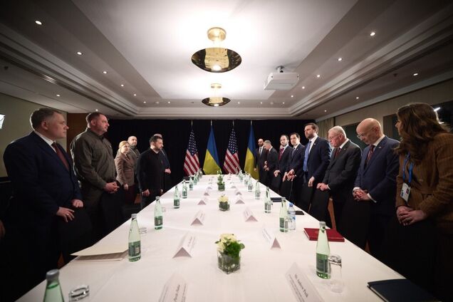 Встреча президента Владимира Зеленского и вице-президента США Джей Ди Венса в Мюнхене