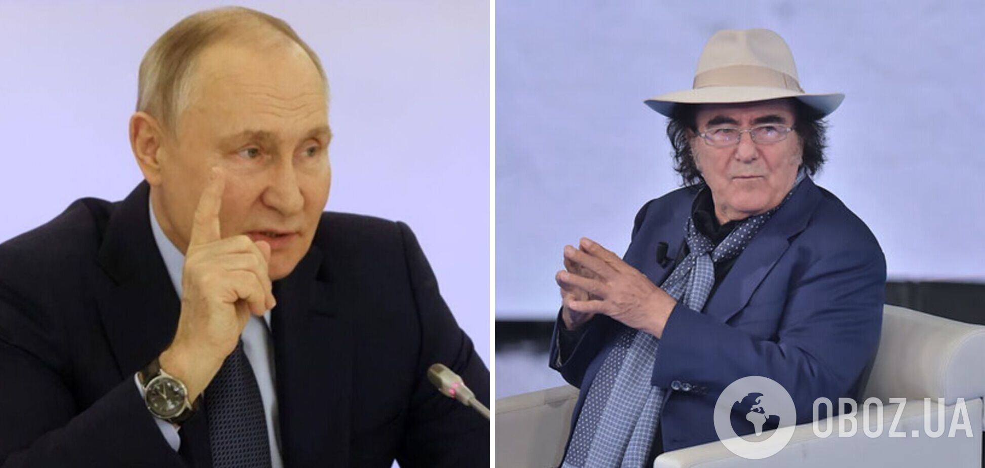 Італійського співака – друга Путіна покликали на 'концерт миру' на Красній площі 'до кінця серпня'