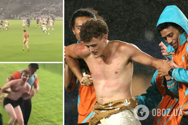 Повністю голий бігун прорвався на матч у Новій Зеландії та став героєм соцмереж. Відео