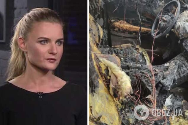 В Киеве сожгли авто журналистки Крюковой: что известно