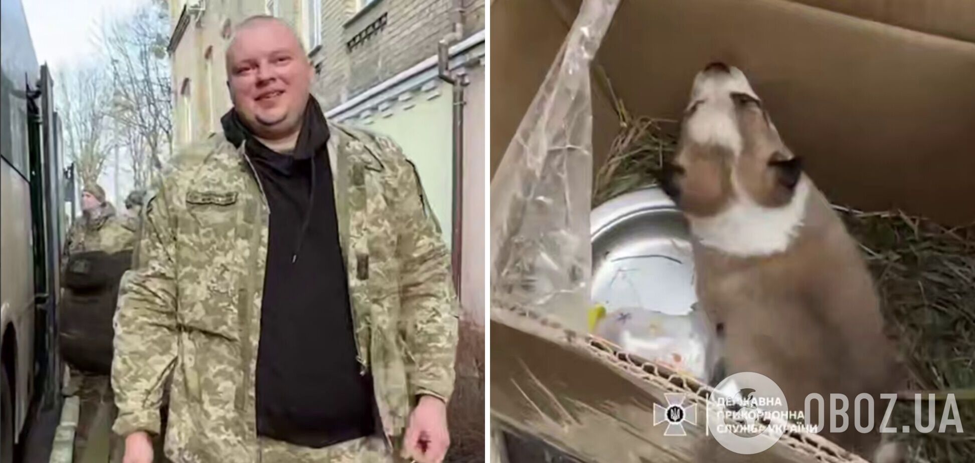 'Теперь у малыша есть не только теплый дом, но и семья': пограничник спас щенка и вывез его из зоны боевых действий. Видео
