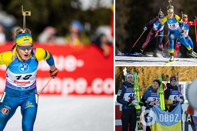 Олимпийская чемпионка развернула флаг Украины, установив рекорд на чемпионате мира по биатлоне. Видео