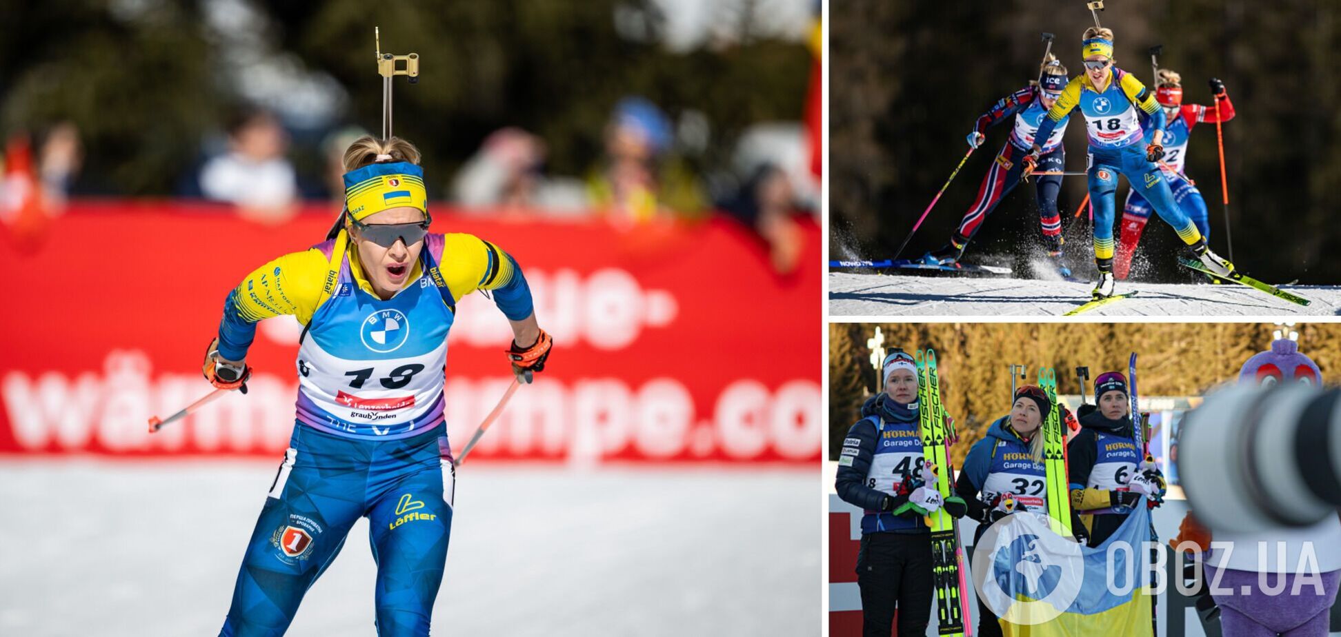 Олимпийская чемпионка развернула флаг Украины, установив рекорд на чемпионате мира по биатлоне. Видео