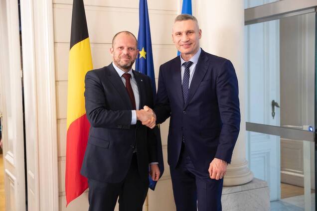 Кличко встретился в Брюсселе с министром обороны Бельгии