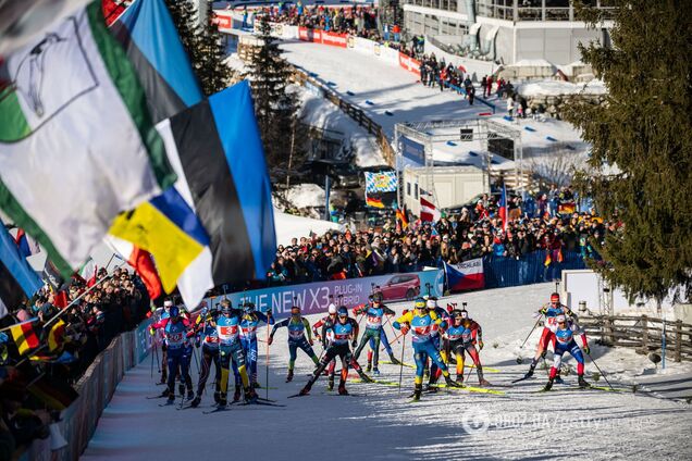 Украина осталась без медалей чемпионата Европы по биатлону, уйдя на 2 штрафных круга после последней стрельбы в эстафете