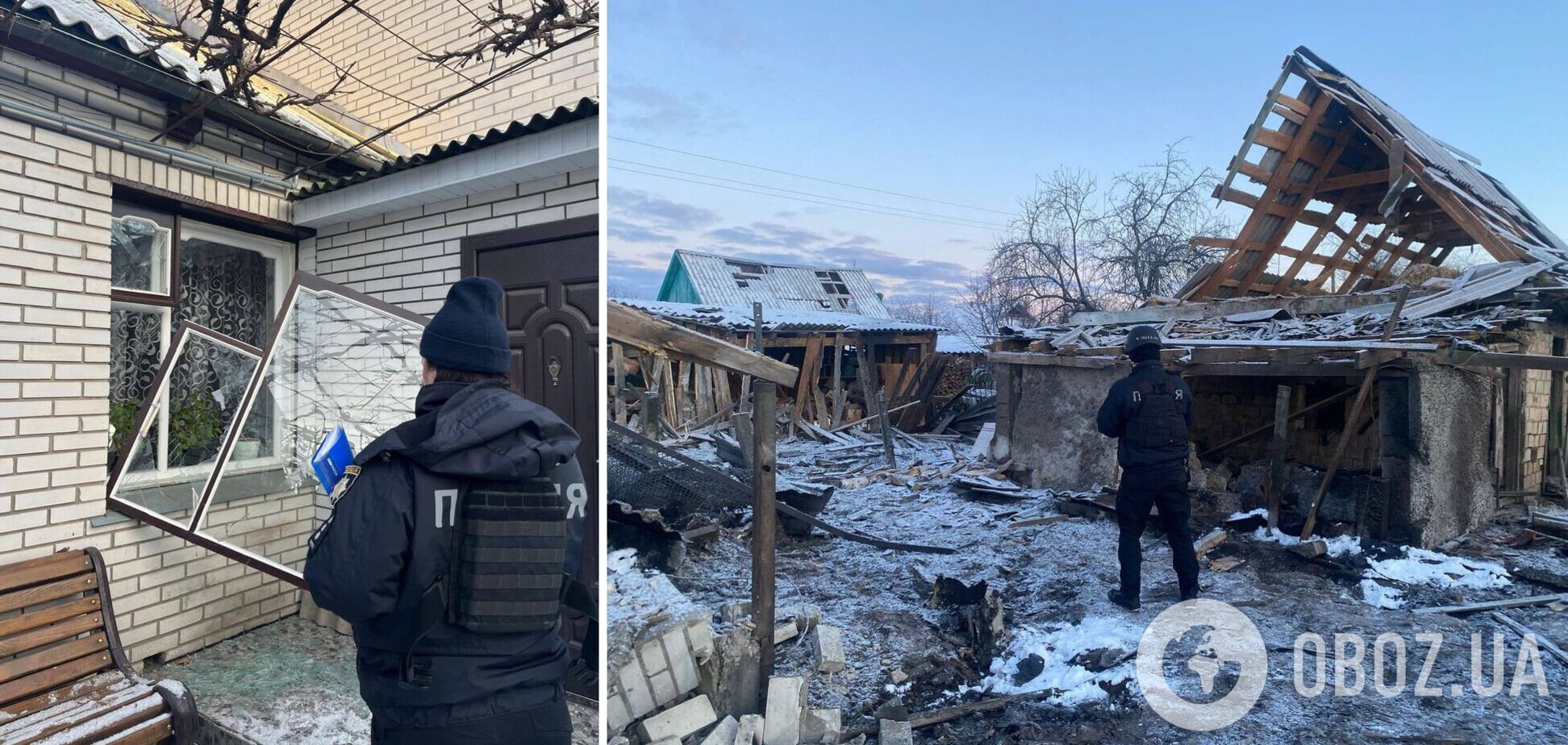 Пошкоджено будинки, є постраждалий: наслідки чергової російської атаки на Київщину. Усі подробиці та фото