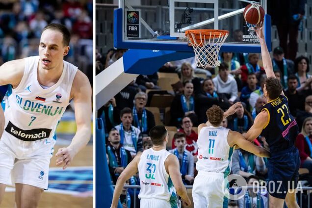 Украина – Словения: результат матча отбора Евробаскета-2025